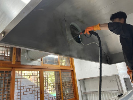 고온 스팀 살균 마무리