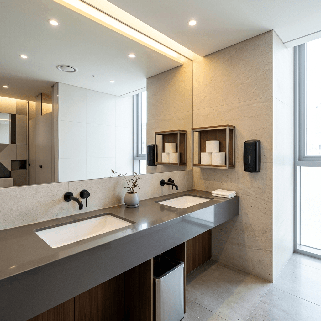 화장실 비품 재고 파악