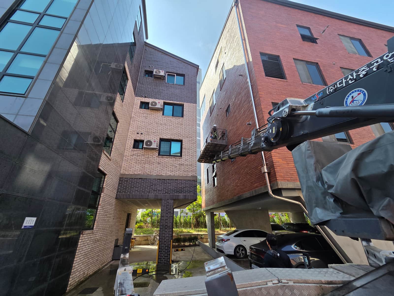 외벽 정밀 세척